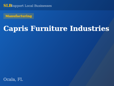 Capris Furniture Industries — Manufacturing in Ocala, FL
