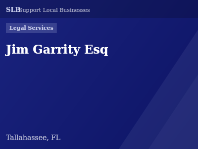 Jim Garrity Esq — Legal Services in Tallahassee, FL