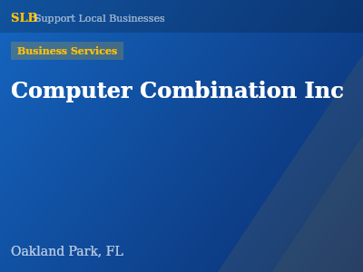 Computer Combination Inc — Business Services in Oakland Park, FL