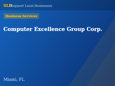 Computer Excellence Group Corp. — Business Services in Miami, FL