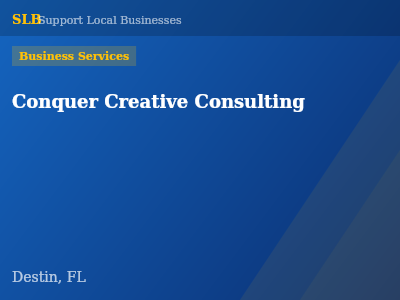 Conquer Creative Consulting — Business Services in Destin, FL