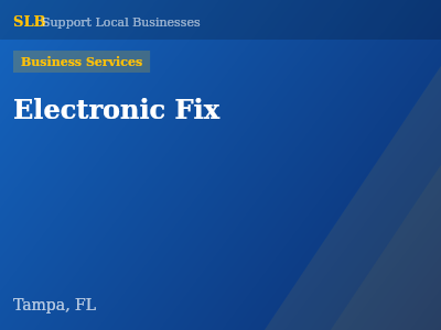 Electronic Fix — Business Services in Tampa, FL