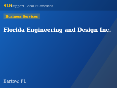 Florida Engineering and Design Inc. — Business Services in Bartow, FL