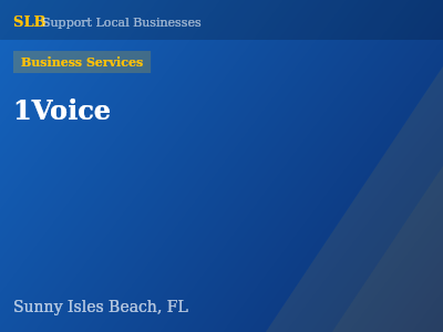 1Voice — Business Services in Sunny Isles Beach, FL