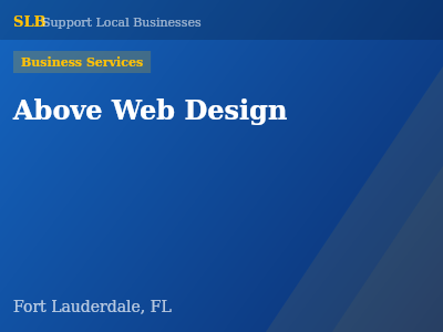 Above Web Design — Business Services in Fort Lauderdale, FL