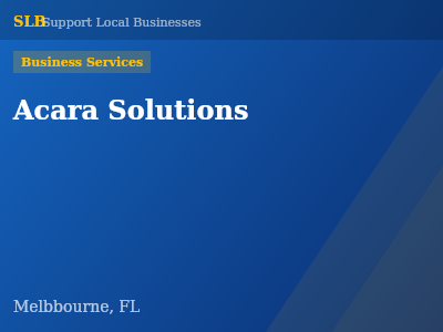 Acara Solutions — Business Services in Melbbourne, FL
