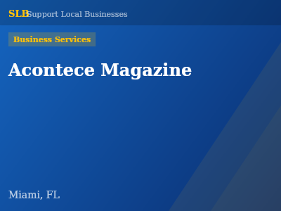 Acontece Magazine — Business Services in Miami, FL