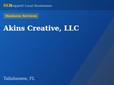 Akins Creative, LLC — Business Services in Tallahassee, FL