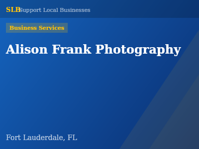 Alison Frank Photography — Business Services in Fort Lauderdale, FL
