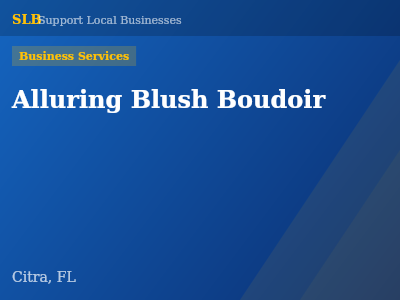 Alluring Blush Boudoir — Business Services in Citra, FL