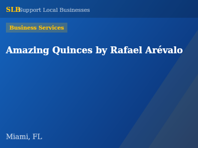 Amazing Quinces by Rafael Arévalo — Business Services in Miami, FL