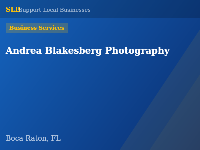 Andrea Blakesberg Photography — Business Services in Boca Raton, FL