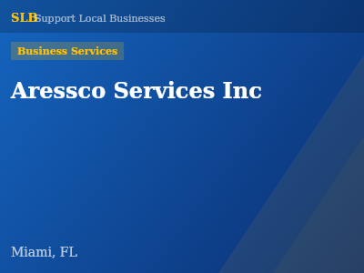Aressco Services Inc — Business Services in Miami, FL