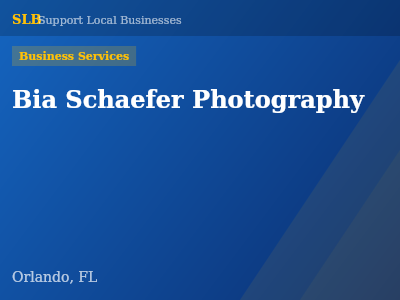 Bia Schaefer Photography — Business Services in Orlando, FL