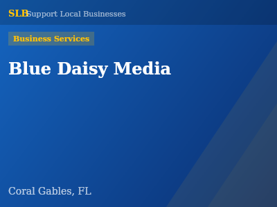 Blue Daisy Media — Business Services in Coral Gables, FL