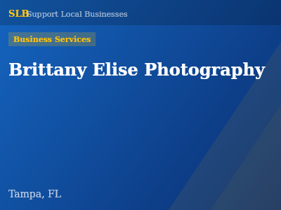 Brittany Elise Photography — Business Services in Tampa, FL
