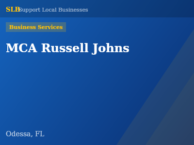 MCA Russell Johns — Business Services in Odessa, FL