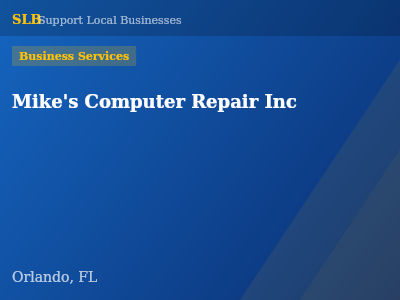 Mike's Computer Repair Inc — Business Services in Orlando, FL