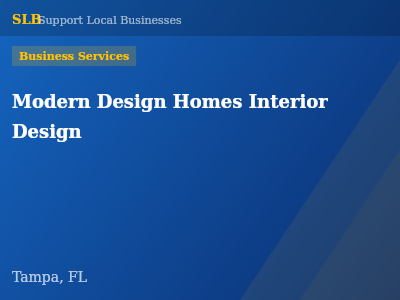 Modern Design Homes Interior Design — Business Services in Tampa, FL