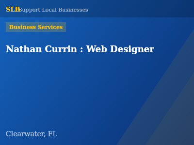 Nathan Currin : Web Designer — Business Services in Clearwater, FL