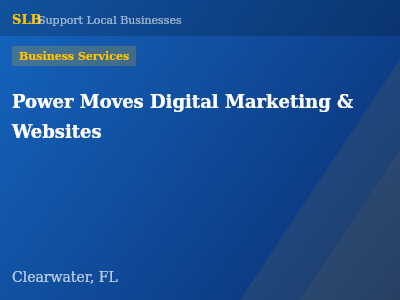 Power Moves Digital Marketing & Websites — Business Services in Clearwater, FL