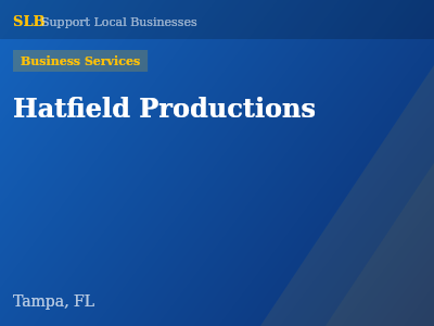 Hatfield Productions — Business Services in Tampa, FL