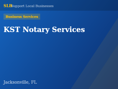 KST Notary Services — Business Services in Jacksonville, FL
