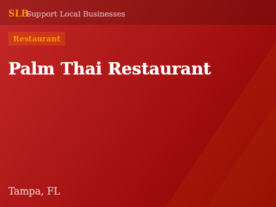 Palm Thai Restaurant — Restaurant in Tampa, FL