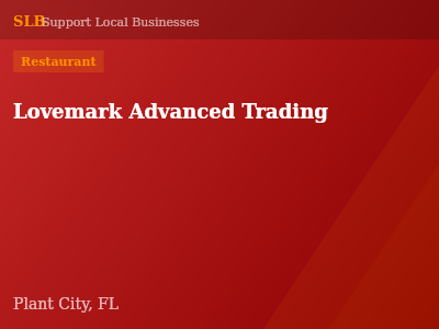 Lovemark Advanced Trading — Restaurant in Plant City, FL