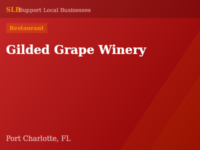 Gilded Grape Winery — Restaurant in Port Charlotte, FL