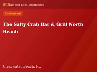 The Salty Crab Bar & Grill North Beach — Restaurant in Clearwater Beach, FL