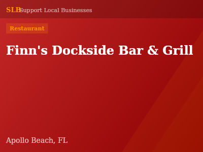 Finn's Dockside Bar & Grill — Restaurant in Apollo Beach, FL
