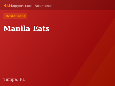 Manila Eats — Restaurant in Tampa, FL