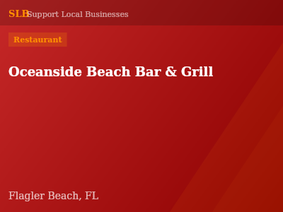 Oceanside Beach Bar & Grill — Restaurant in Flagler Beach, FL