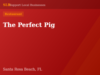 The Perfect Pig — Restaurant in Santa Rosa Beach, FL