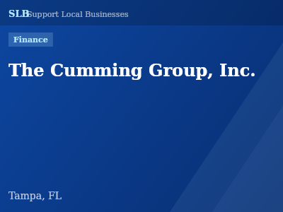 The Cumming Group, Inc. — Finance in Tampa, FL