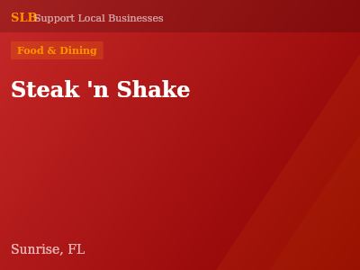 Steak 'n Shake — Food & Dining in Sunrise, FL