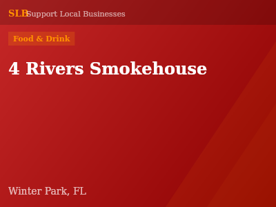 4 Rivers Smokehouse — Food & Drink in Winter Park, FL