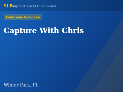 Capture With Chris — Business Services in Winter Park, FL