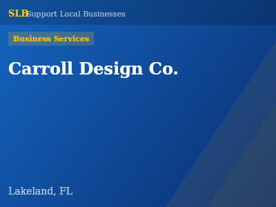 Carroll Design Co. — Business Services in Lakeland, FL
