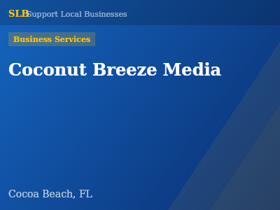 Coconut Breeze Media — Business Services in Cocoa Beach, FL