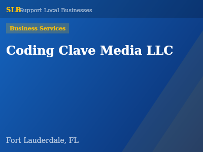 Coding Clave Media LLC — Business Services in Fort Lauderdale, FL