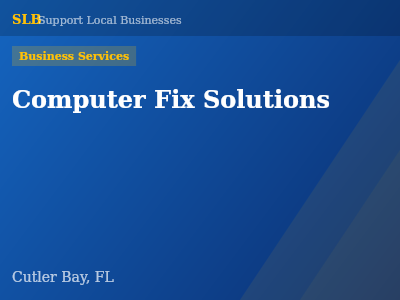 Computer Fix Solutions — Business Services in Cutler Bay, FL