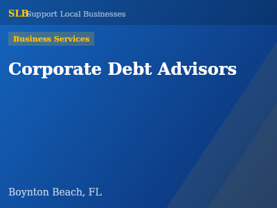 Corporate Debt Advisors — Business Services in Boynton Beach, FL