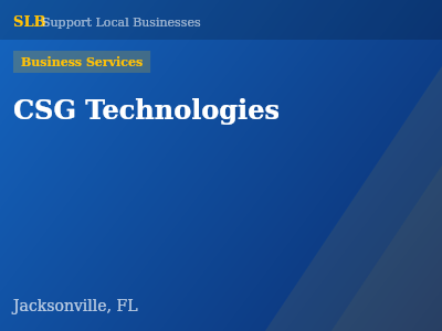CSG Technologies — Business Services in Jacksonville, FL