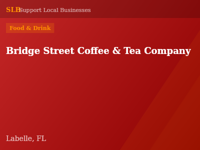 Bridge Street Coffee & Tea Company — Food & Drink in Labelle, FL