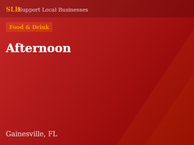 Afternoon — Food & Drink in Gainesville, FL
