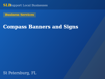 Compass Banners and Signs — Business Services in St Petersburg, FL