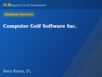 Computer Golf Software Inc. — Business Services in Boca Raton, FL