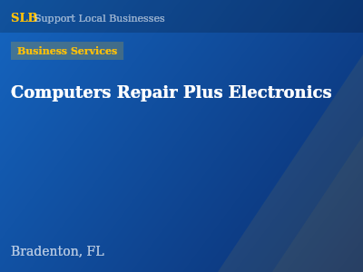 Computers Repair Plus Electronics — Business Services in Bradenton, FL